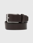 BOSS колан мъжки от кожа Erman-L_Sz35 кафяв 50491834