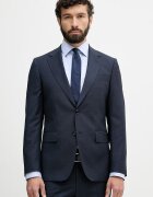 BOSS костюм от две части мъжки от вълна H-Huge-2Pcs-263 тъмносин 50569798