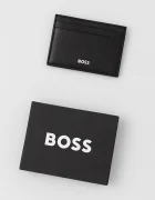BOSS Кожен калъф за карти Randy_Cardholder в черно 50546166