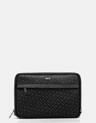 BOSS Кожена козметична чанта Zair_MN_Washbag