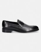 BOSS мокасини мъжки от кожа Tayil черни 50568824.001