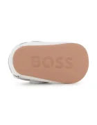 BOSS обувки за бебе от кожа бежови J53551