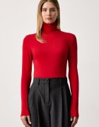 BOSS Orange блуза с дълги ръкави дамска с лиосел C_Eliana червена 50548098