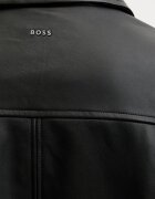 BOSS Orange кожено яке мъжко от кожа Joban черно 50562532