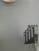BOSS Orange мъжка тениска от памук сива 50561853