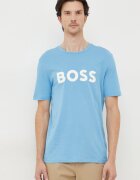 BOSS Orange Памучна тениска BOSS CASUAL Thinking 1