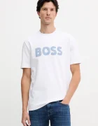 BOSS Orange Памучна тениска Te_Frozen