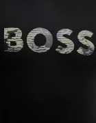 BOSS Orange Памучна тениска Te_Insignia в черно с принт 50556009