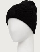 BOSS Orange шапка мъжка от вълнена материя Foxxy_Hat черна 50568837