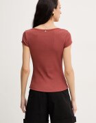 BOSS Orange Тениска C Etendu 2 дамска в кафяво 50559756