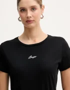 BOSS Orange тениска дамска от памук C Elove embro черна 50554696