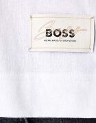 BOSS Orange уголемена тениска дамска от памук C_Eleisure бяла 50570072