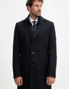BOSS Палто с вълна H-Hyde-Bib-254
