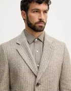 BOSS Палто с вълна H-Hyde-J-Bib-Pad-254 в кафяво 50551612