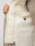BOSS Палто с вълна H-Hyde-J-Bib-Pad-254 в кафяво 50551612