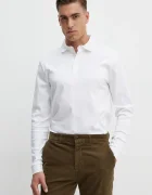 BOSS Памучна блуза с дълги ръкави Pado 30