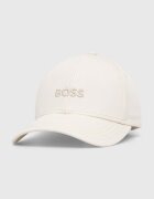 BOSS Памучна шапка с козирка Ari