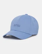 BOSS Памучна шапка с козирка Ari