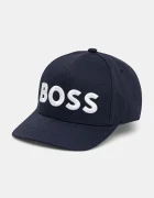 BOSS Памучна шапка с козирка Sevile