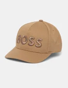 BOSS Памучна шапка с козирка Sevile