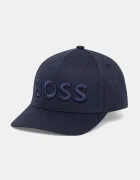 BOSS Памучна шапка с козирка Sevile