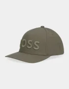 BOSS Памучна шапка с козирка Sevile