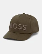 BOSS Памучна шапка с козирка Sevile