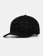BOSS Памучна шапка с козирка Sevile