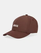 BOSS Памучна шапка с козирка Zed