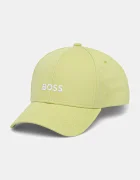 BOSS Памучна шапка с козирка Zed