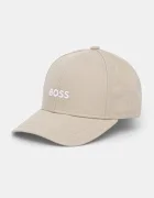 BOSS Памучна шапка с козирка Zed