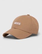 BOSS Памучна шапка с козирка Zed