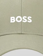 BOSS Памучна шапка с козирка Zed в черно с апликация 50495121