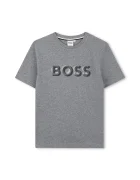BOSS Памучна тениска