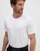 BOSS Памучна тениска (2 броя) TShirtRN 2P Comfort в бяло с изчистен дизайн 50475294