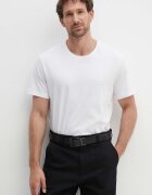 BOSS Памучна тениска (2 броя) TShirtRN 2P Comfort в бяло с изчистен дизайн 50475294