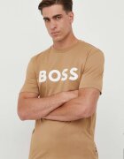 BOSS Памучна тениска