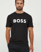 BOSS Памучна тениска