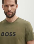 BOSS Памучна тениска