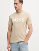 BOSS Памучна тениска