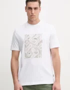 BOSS Памучна тениска