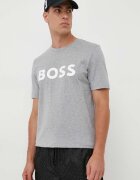 BOSS Памучна тениска
