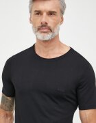 BOSS Памучна тениска TShirt RN 3P Classic в черно с изчистен дизайн 50475284