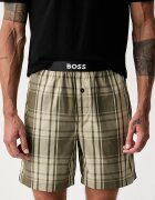 BOSS пижама от две части мъжка с памук Easy Short Set черна 50545944
