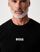 BOSS пижама от две части мъжка с памук Easy Short Set черна 50545944