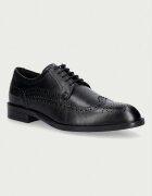 BOSS половинки обувки мъжки от кожа Tayil черни 50573355.001