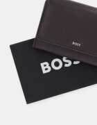 BOSS портфейл дамски от кожа NUMAH SM Continental кафяв 50564194