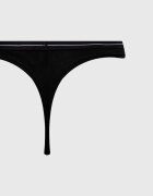 BOSS прашки дамски от памук с еластан 3P THONG 3 броя черни 50510030