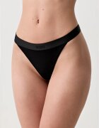 BOSS прашки дамски с памук STRING BEA черни 50520398