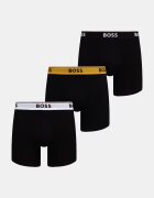 BOSS прилепнали боксерки мъжки с памук BoxerBr 3P Power 3 броя черни 50554694